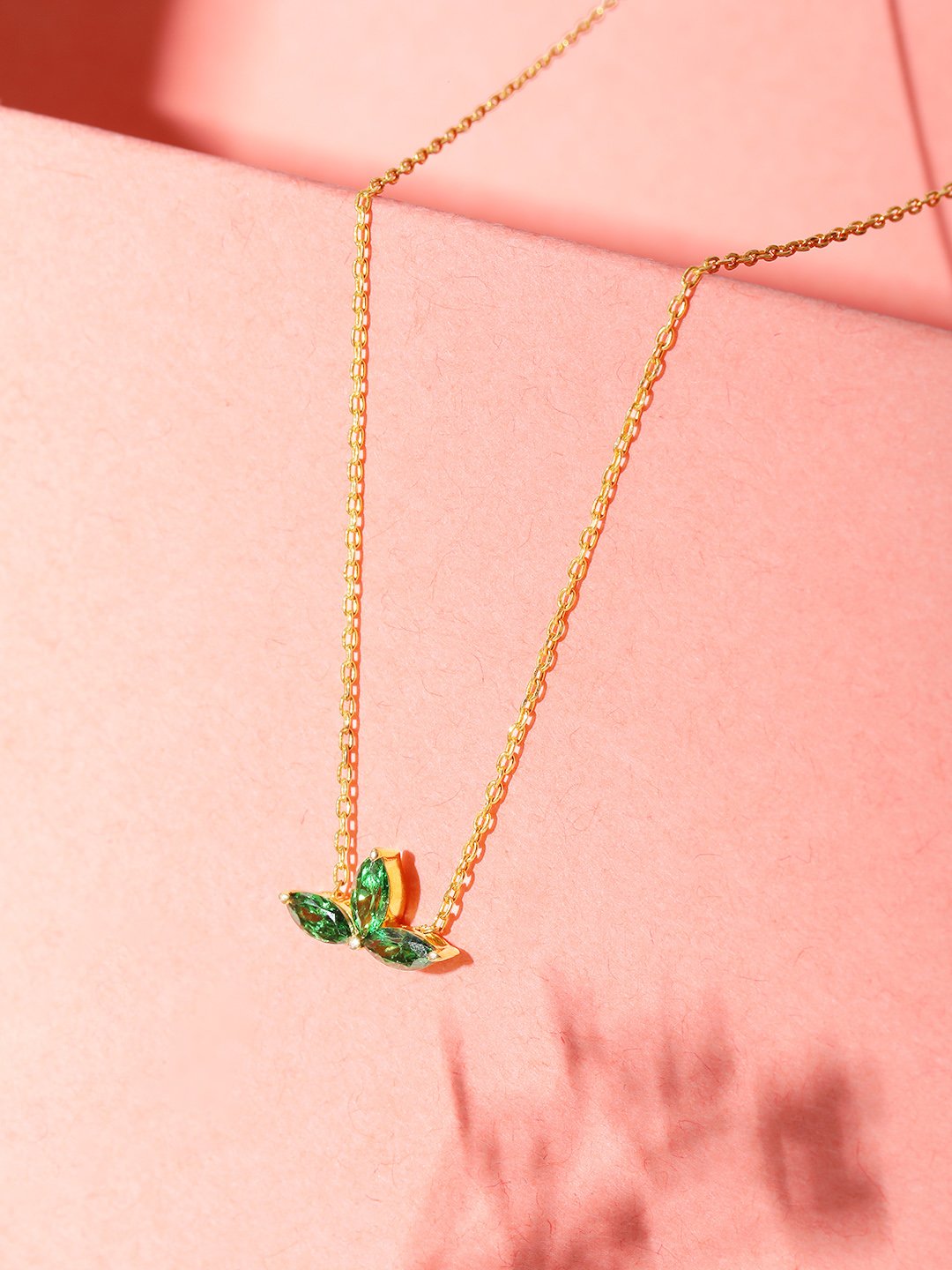 Lush Light Pendant Chain (Pure Silver) - Gold